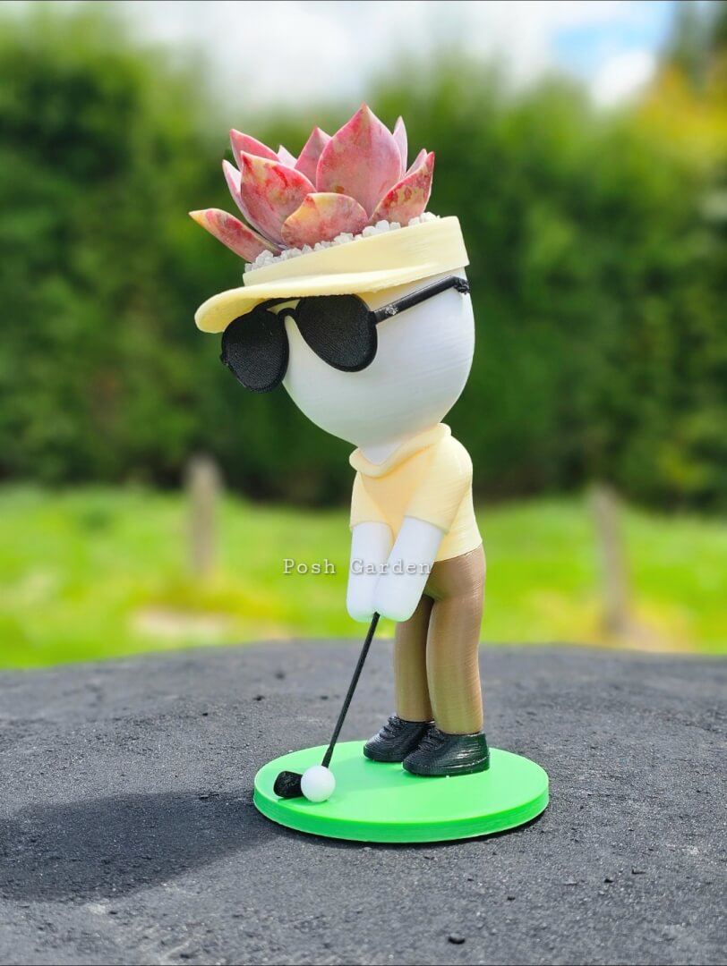 Golfista hombre